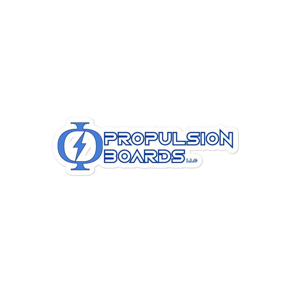 Propulsion Boards Sticker (Blue/White)