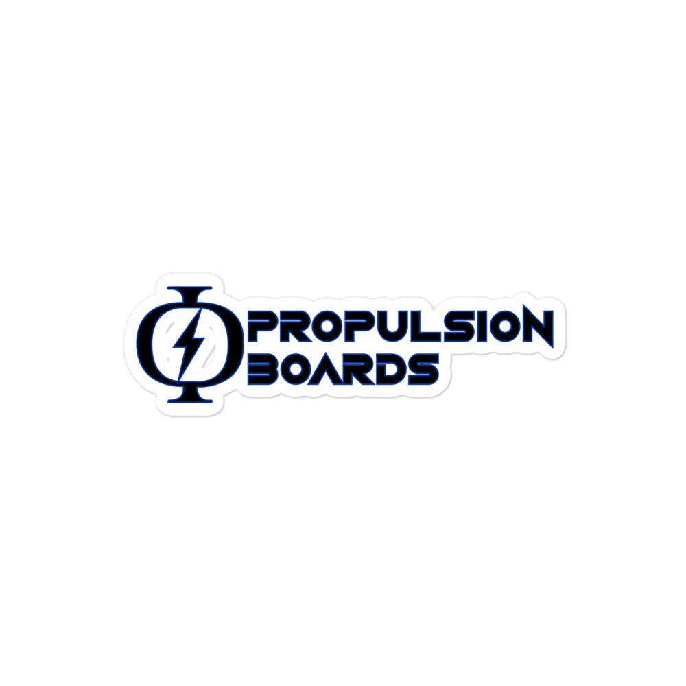 Propulsion Boards Sticker (Blue/Black)