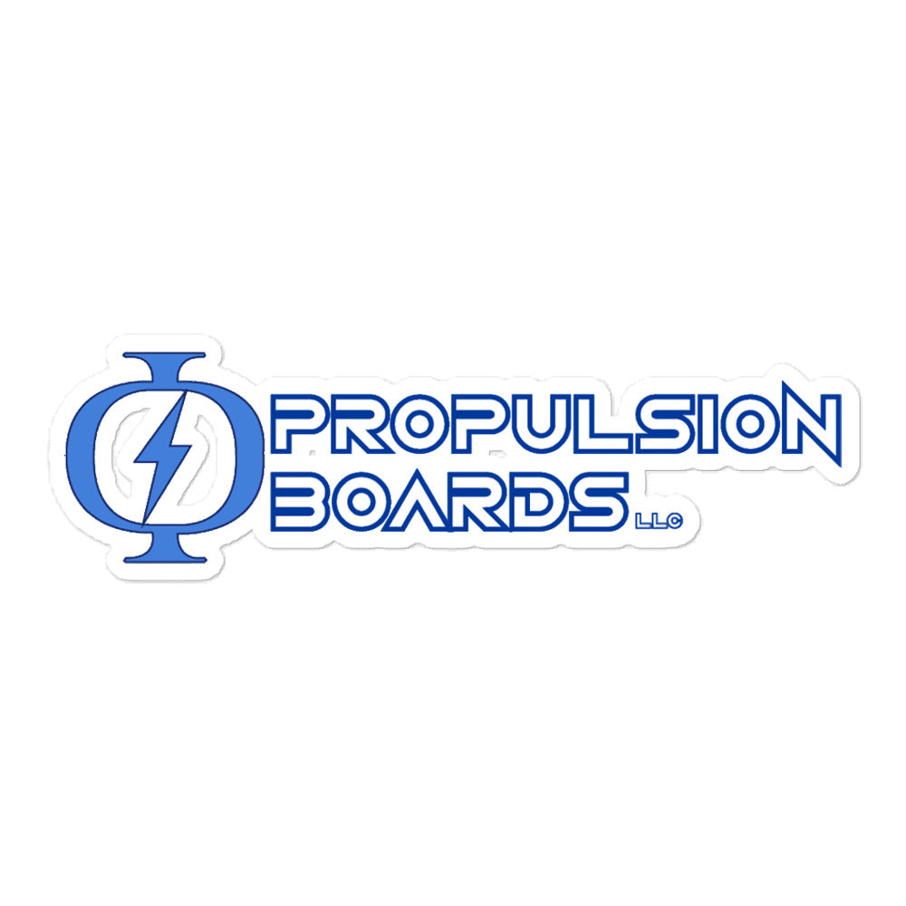 Propulsion Boards Sticker (Blue/White)